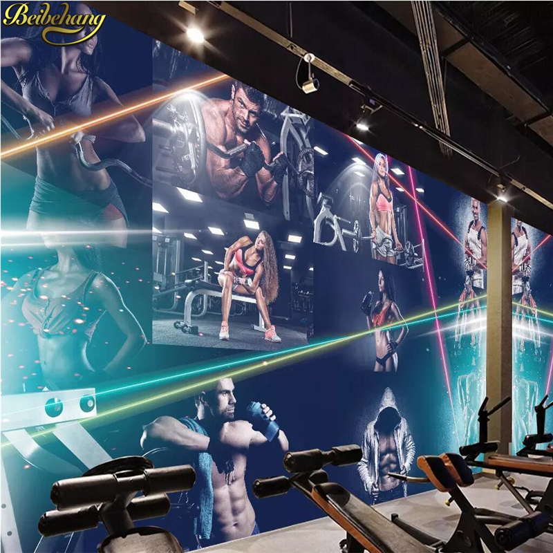 Yoga Fitness Gym Photos - beibehang Custom Fitness gym yoga studio