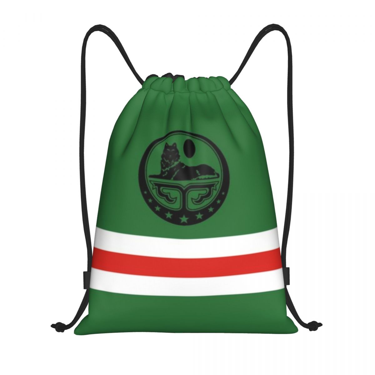 Yoga Fitness Bag - Custom Chechen Borz Drawstring Backpack Bags