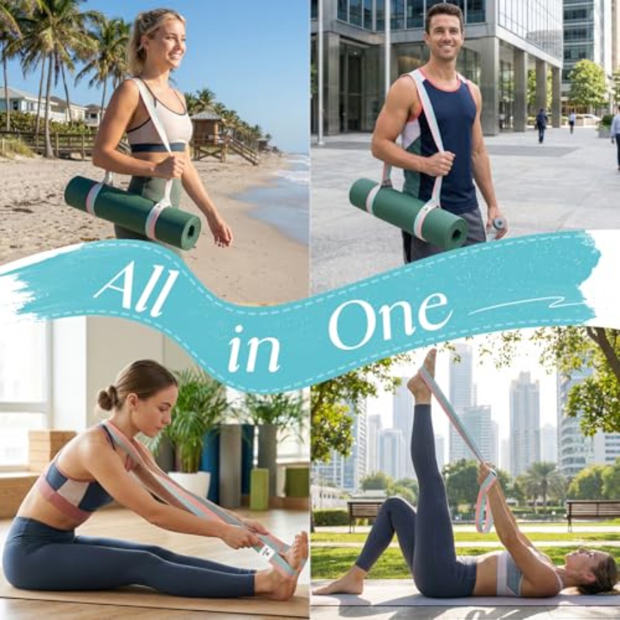 Yoga Mat Strap [MAT NOT Includ - đánh giá và giá Thick Yoga Mat