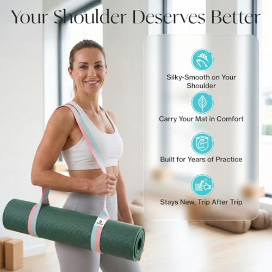 Yoga Mat Strap [MAT NOT Includ - đánh giá và giá Thick Yoga Mat