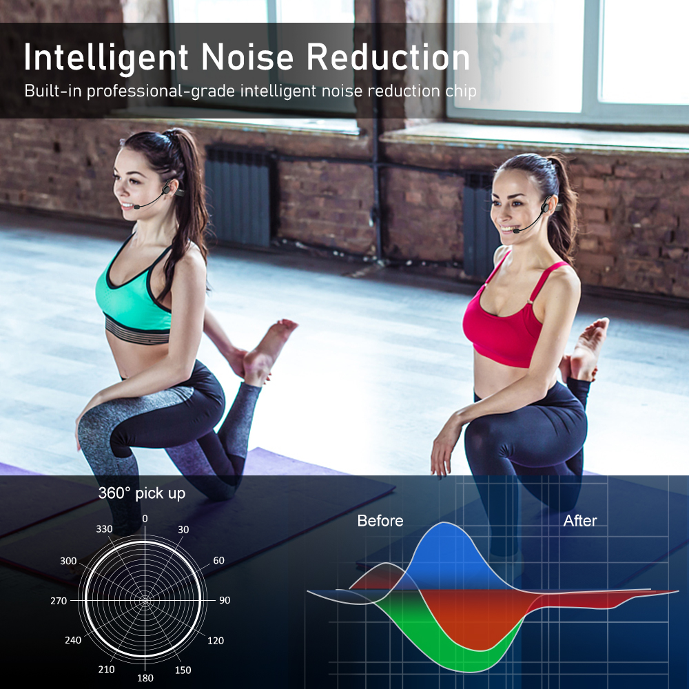 KIMAFUN Dual Wireless Headset  - đánh giá và giá Yoga Fitness Instructor