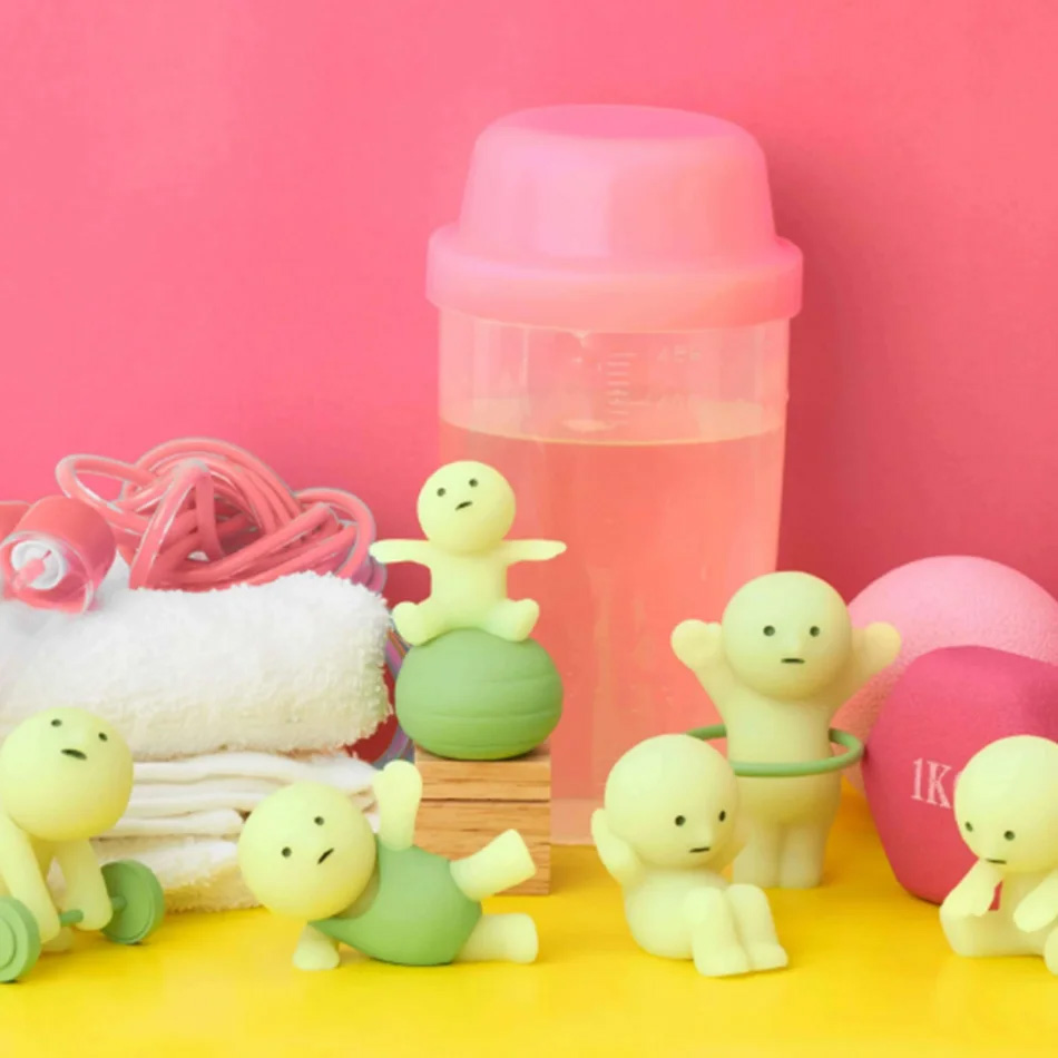 Glow In The Dark Mini Figure S - đánh giá và giá Yoga Fitness Tva
