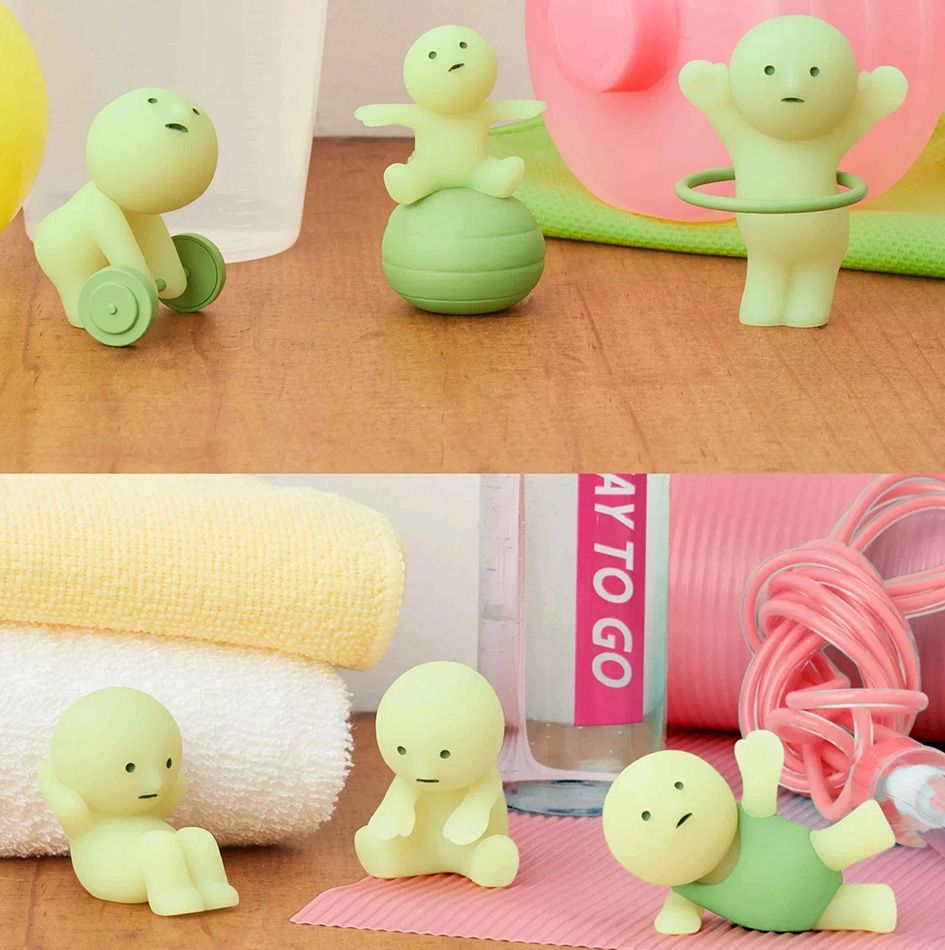 Glow In The Dark Mini Figure S - đánh giá và giá Yoga Fitness Tva