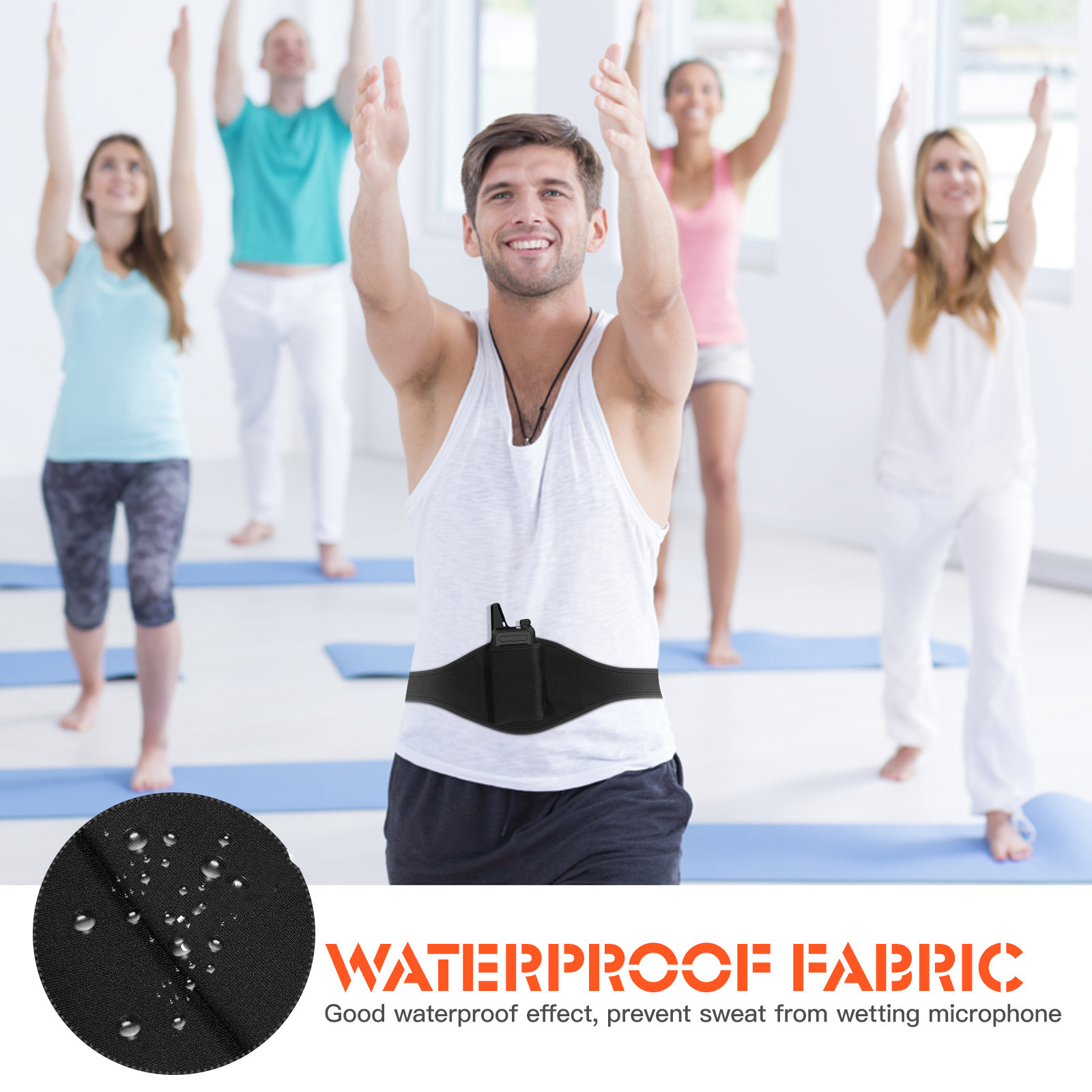 Microphone Holder Waist Bag Ad - đánh giá và giá Yoga Fitness Instructor