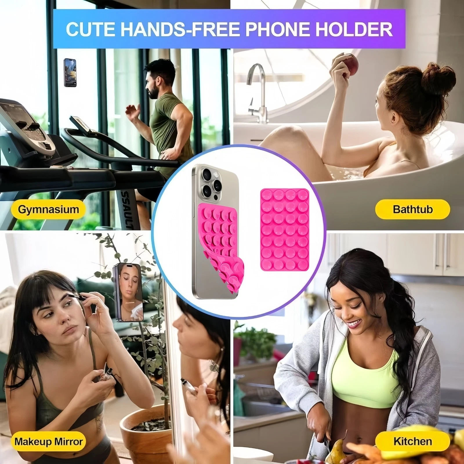 1Pc/3Pcs Double Sided Silicone - đánh giá và giá Yoga Fitness Videos Free