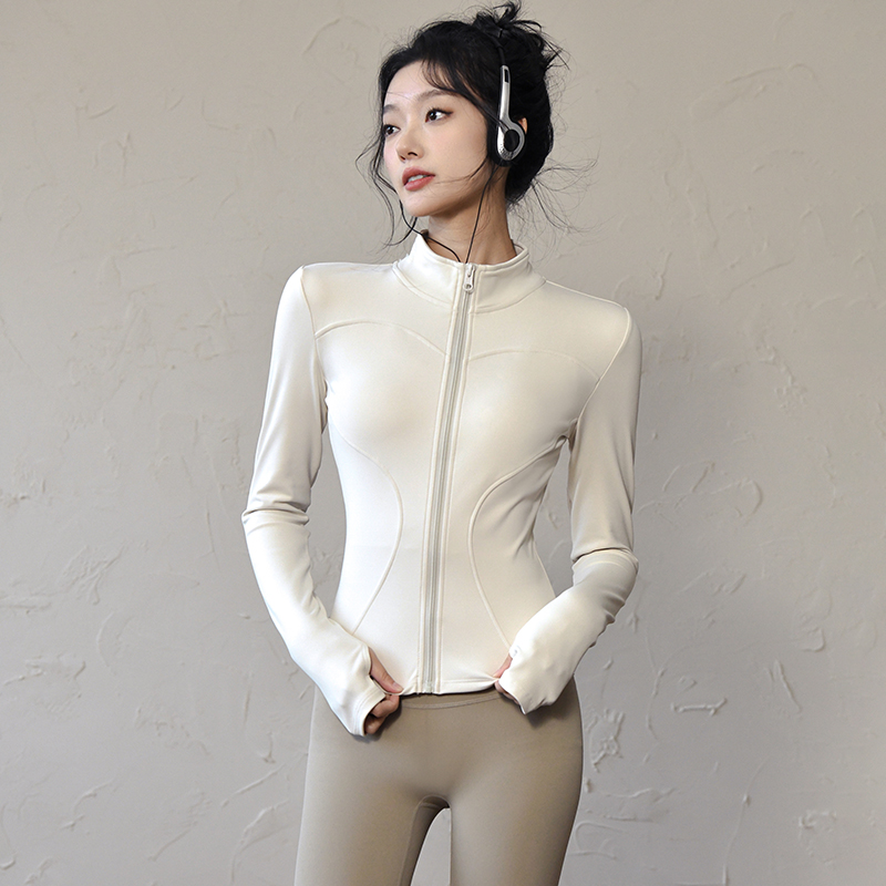 Long Sleeve Sports Jacket Wome - đánh giá và giá Yoga In Fitness