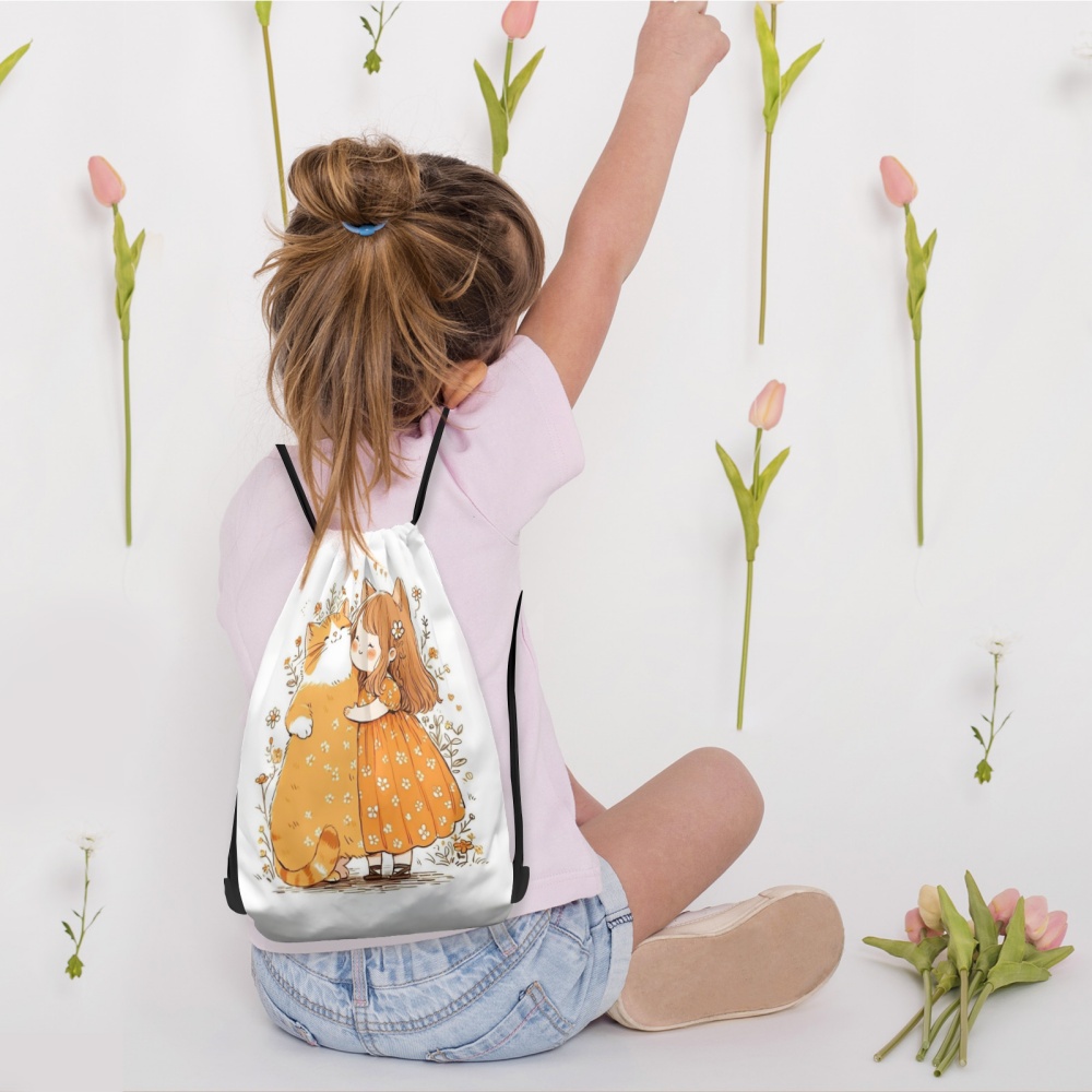 1PC Cute Girl Print Custom Tex - đánh giá và giá Yoga Fitness Bag