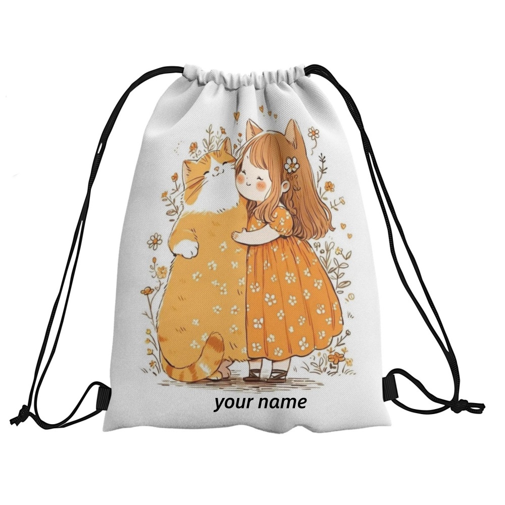 1PC Cute Girl Print Custom Tex - đánh giá và giá Yoga Fitness Bag