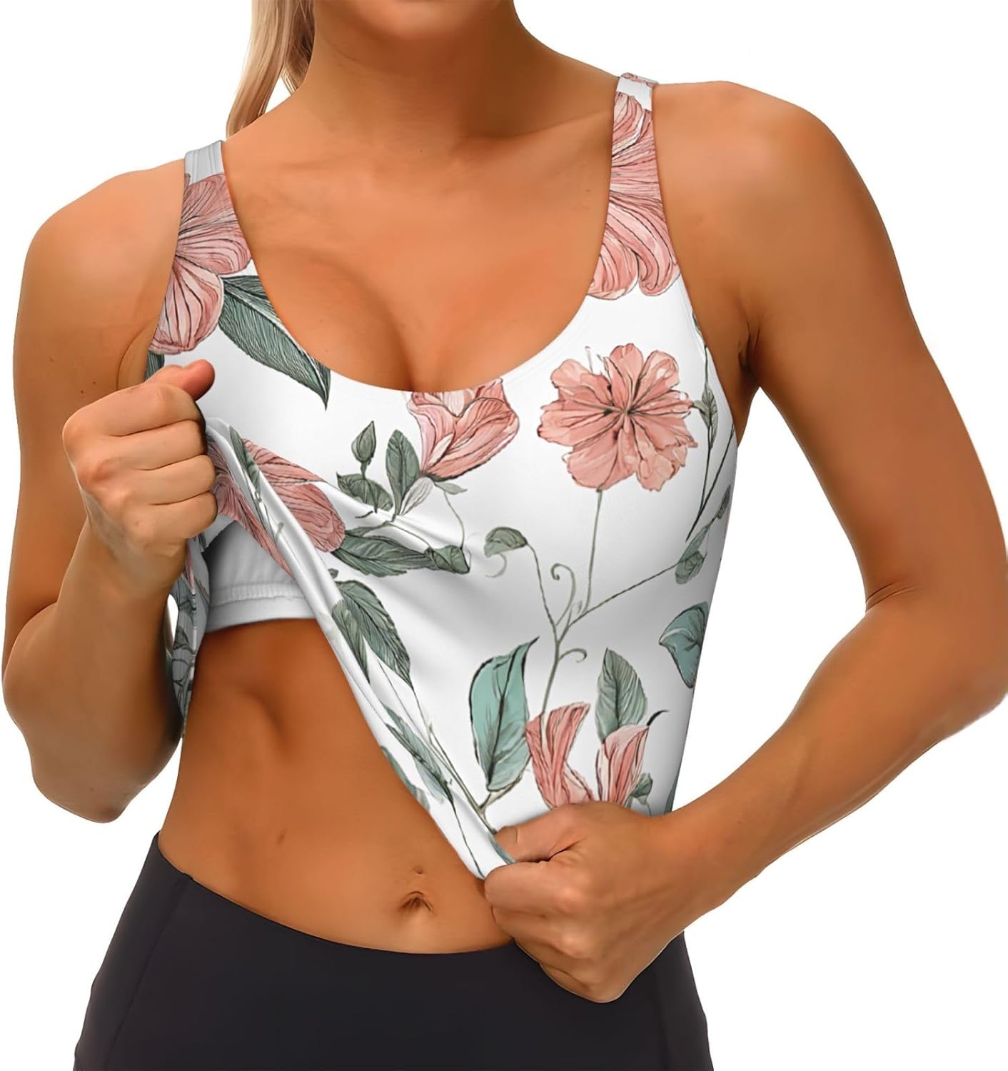 Hawaiian Flower Print Print Wo - đánh giá và giá Yoga Dance & Fitness Center Llc