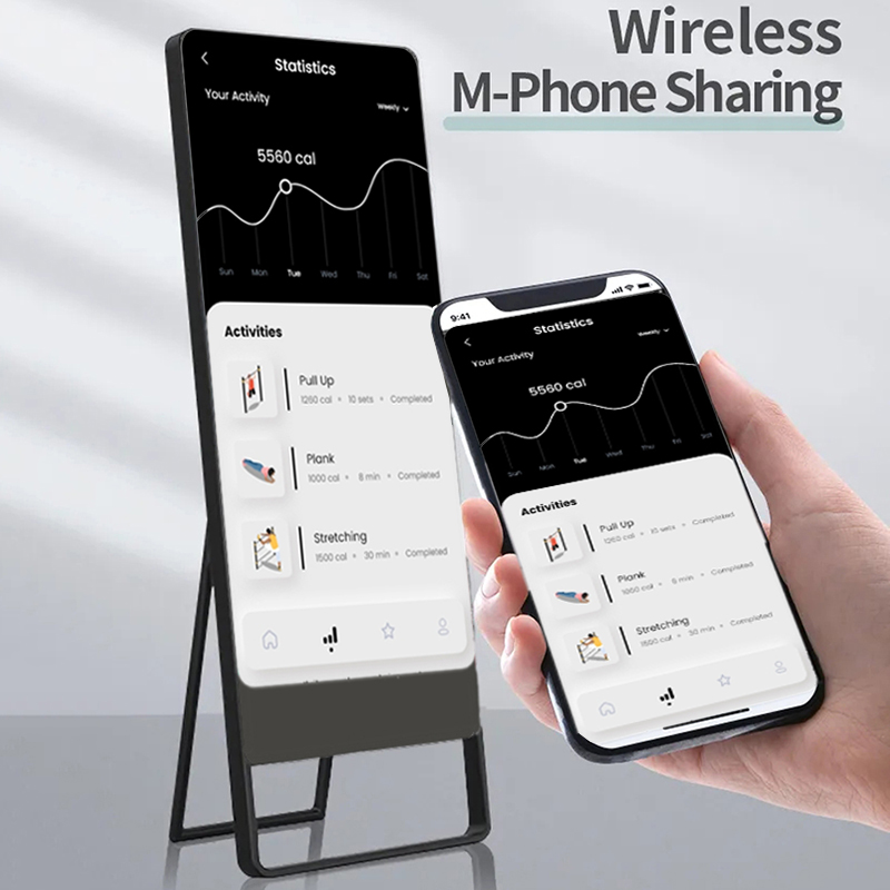 Hot Sale Smart Workout Mirror  - đánh giá và giá Yoga Fitness Tva