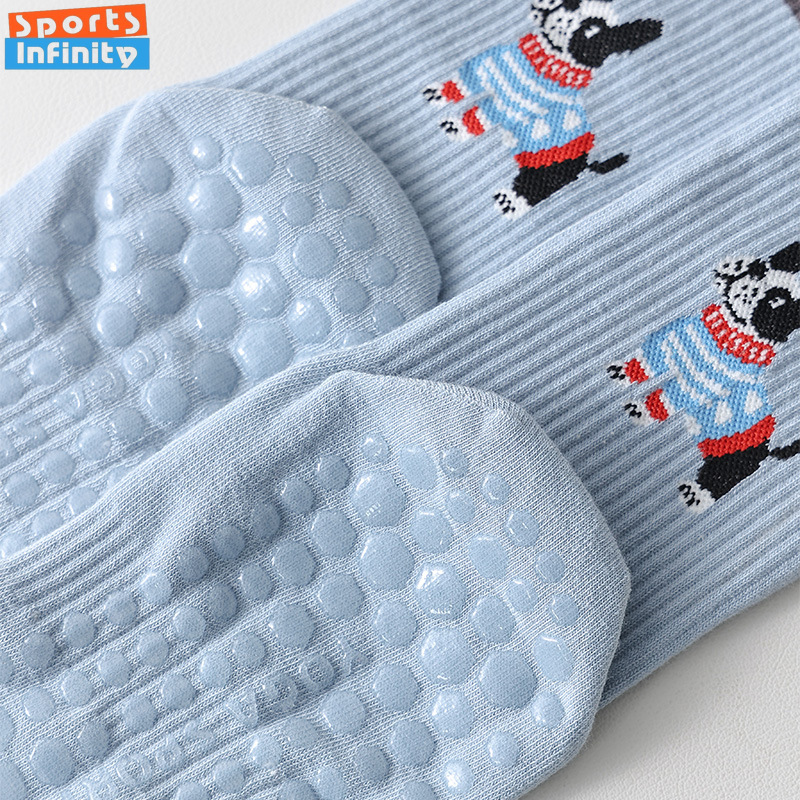 Cute Dog Print Yoga Socks Anti - đánh giá và giá Yoga Fitness Workout