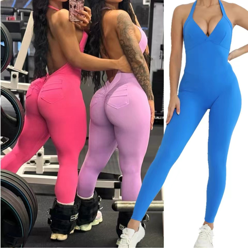 Pad Halter V Scrunch Romper Wo - đánh giá và giá Yoga Fitness Matte
