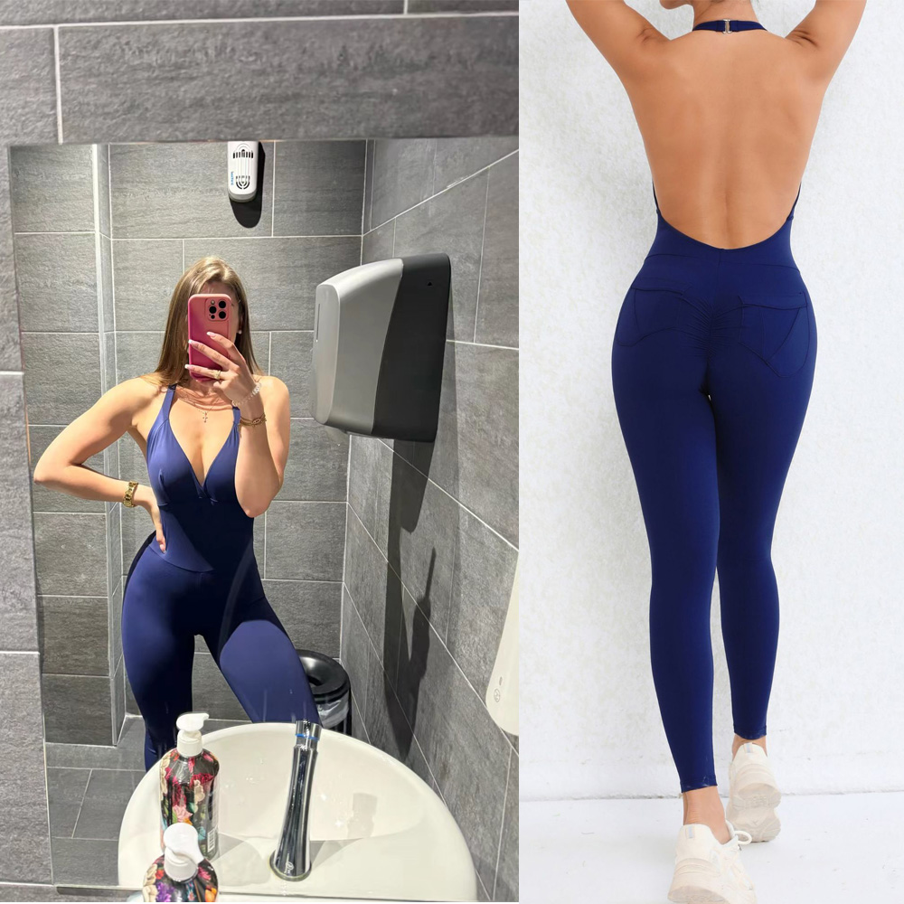 Pad Halter V Scrunch Romper Wo - đánh giá và giá Yoga Fitness Matte