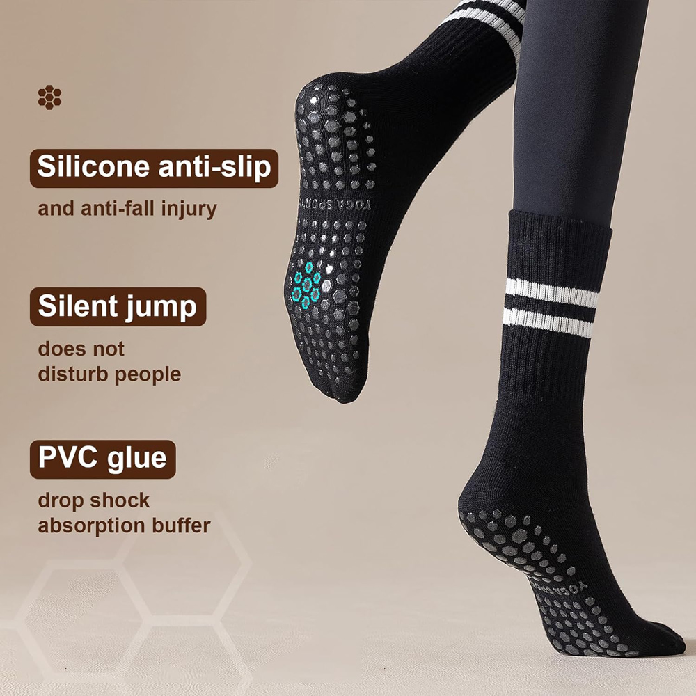 Yoga Pilates Socks with Grips  - đánh giá và giá Yoga Dance & Fitness Center Llc