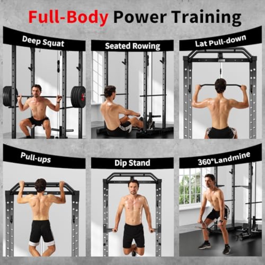 Home gym power rack with LAT p - đánh giá và giá Lat Pulldown Bar
