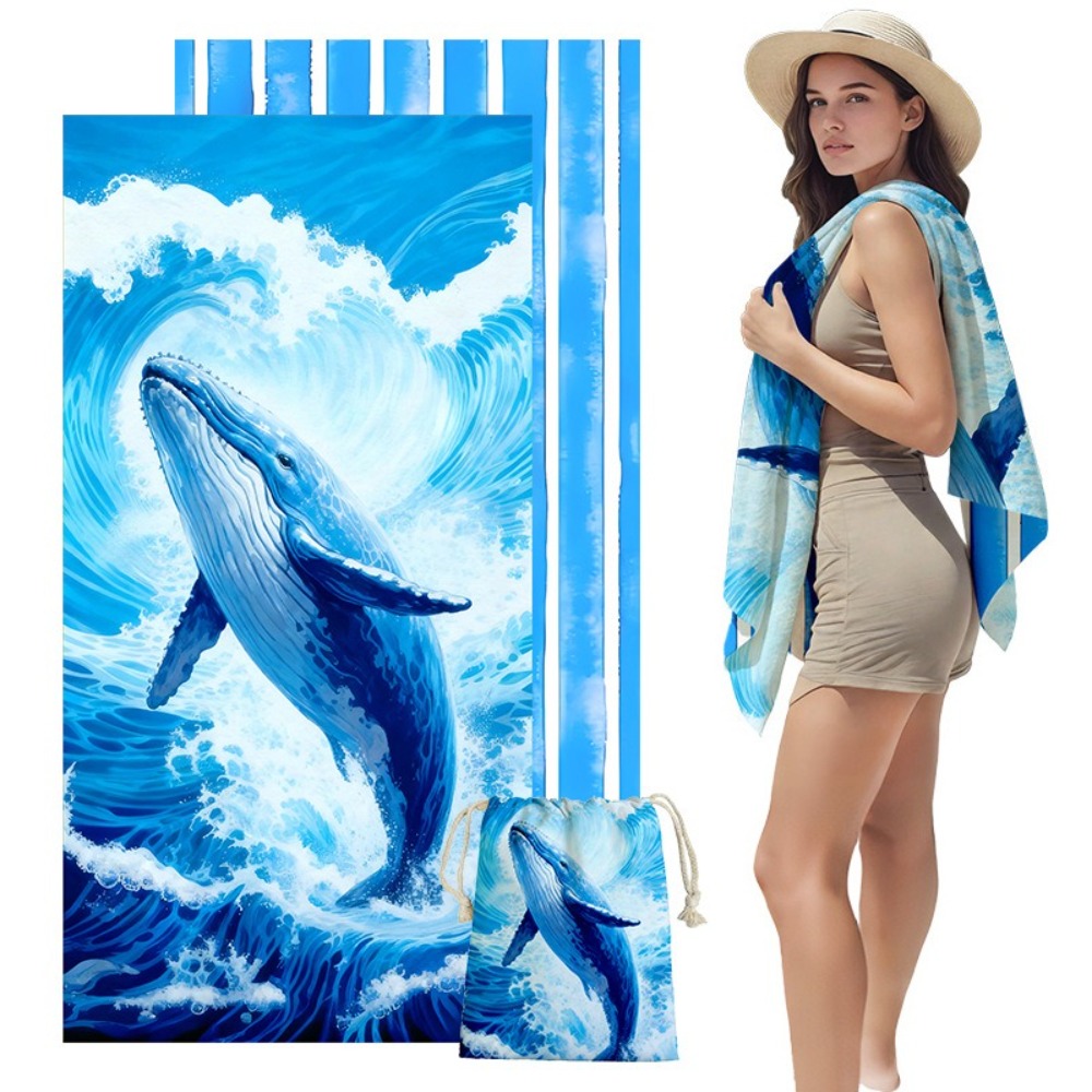 Fish Tail Print Beach Towels a - đánh giá và giá Yoga Fitness Bag