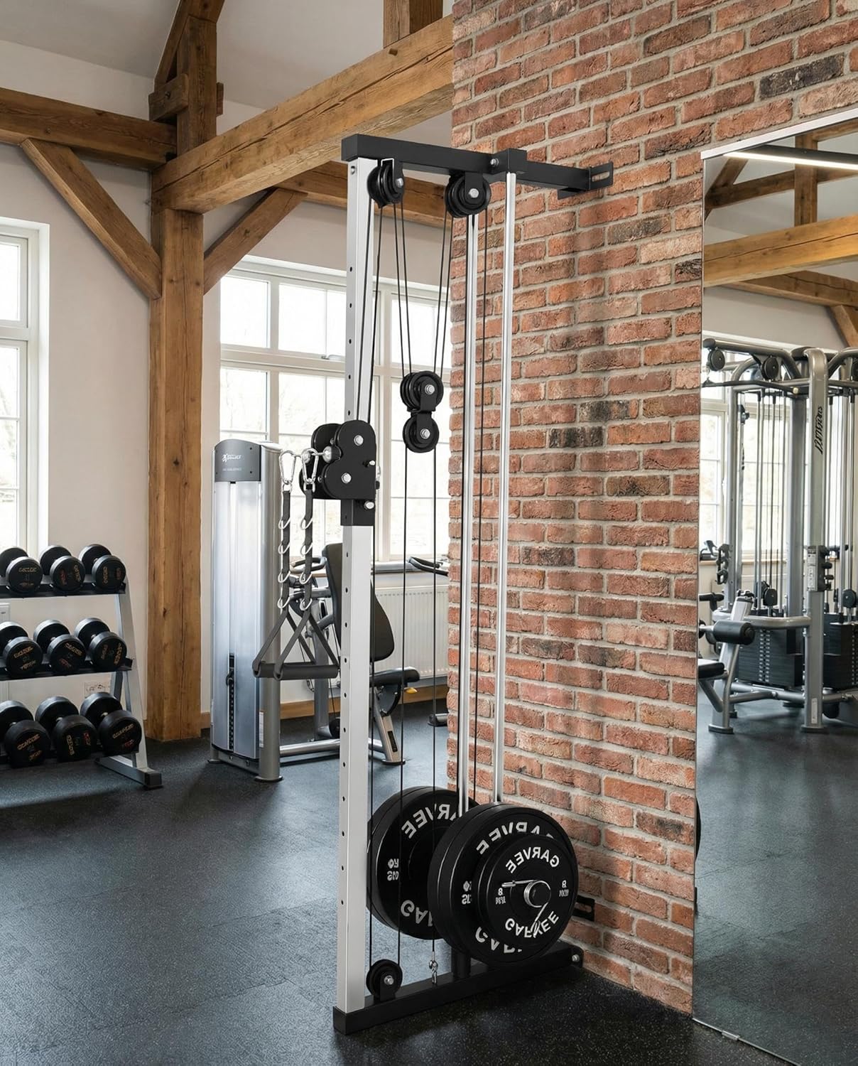 Wall Mount Cable Station Dual  - đánh giá và giá Lat Pulldown Bar