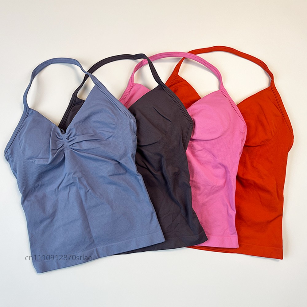 Women's Seamless Halter Strapp - đánh giá và giá Yoga Fitness Matte