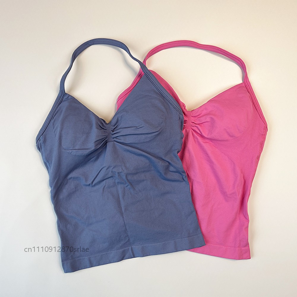 Women's Seamless Halter Strapp - đánh giá và giá Yoga Fitness Matte
