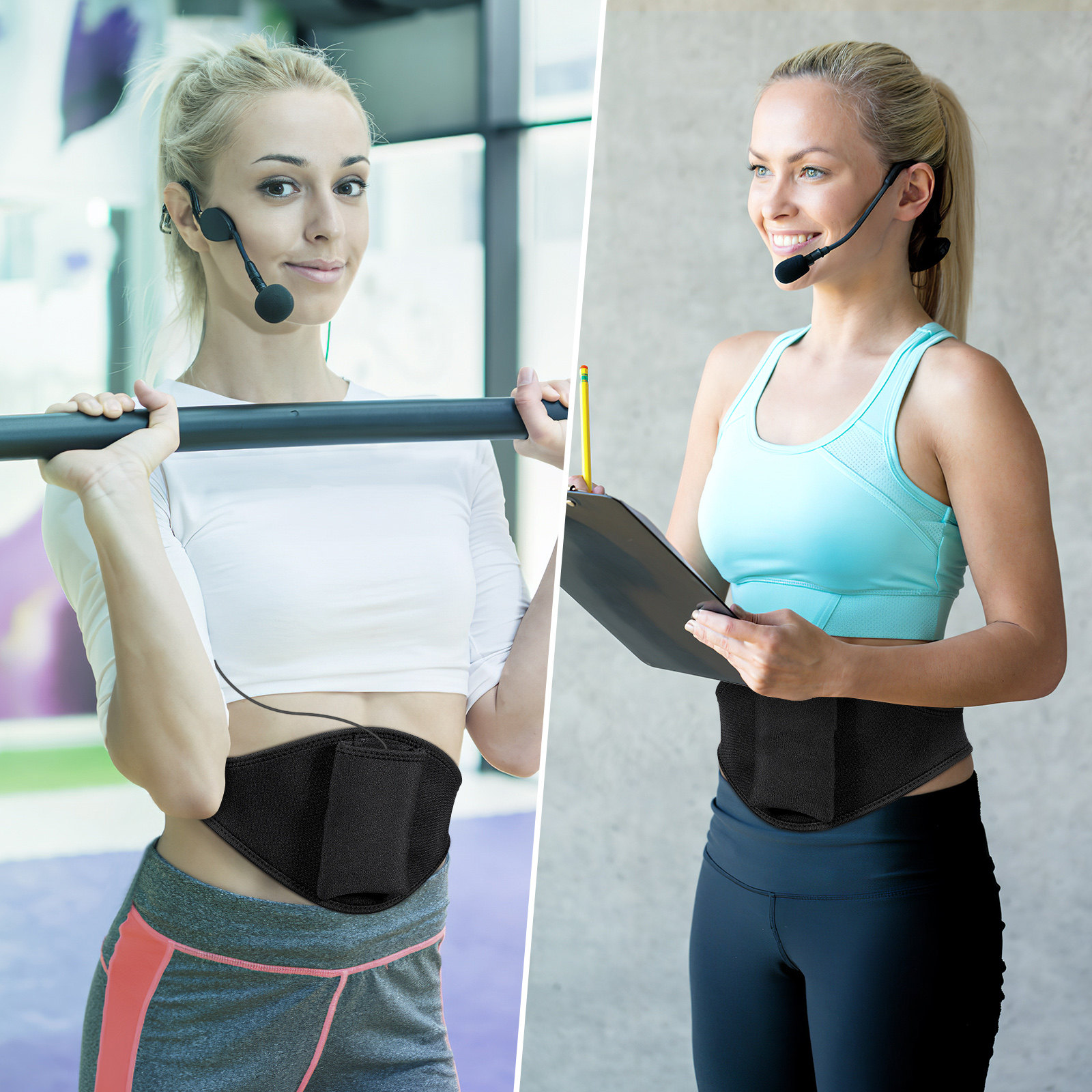 Premium Mic Belt Microphone Po - đánh giá và giá Yoga Fitness Instructor
