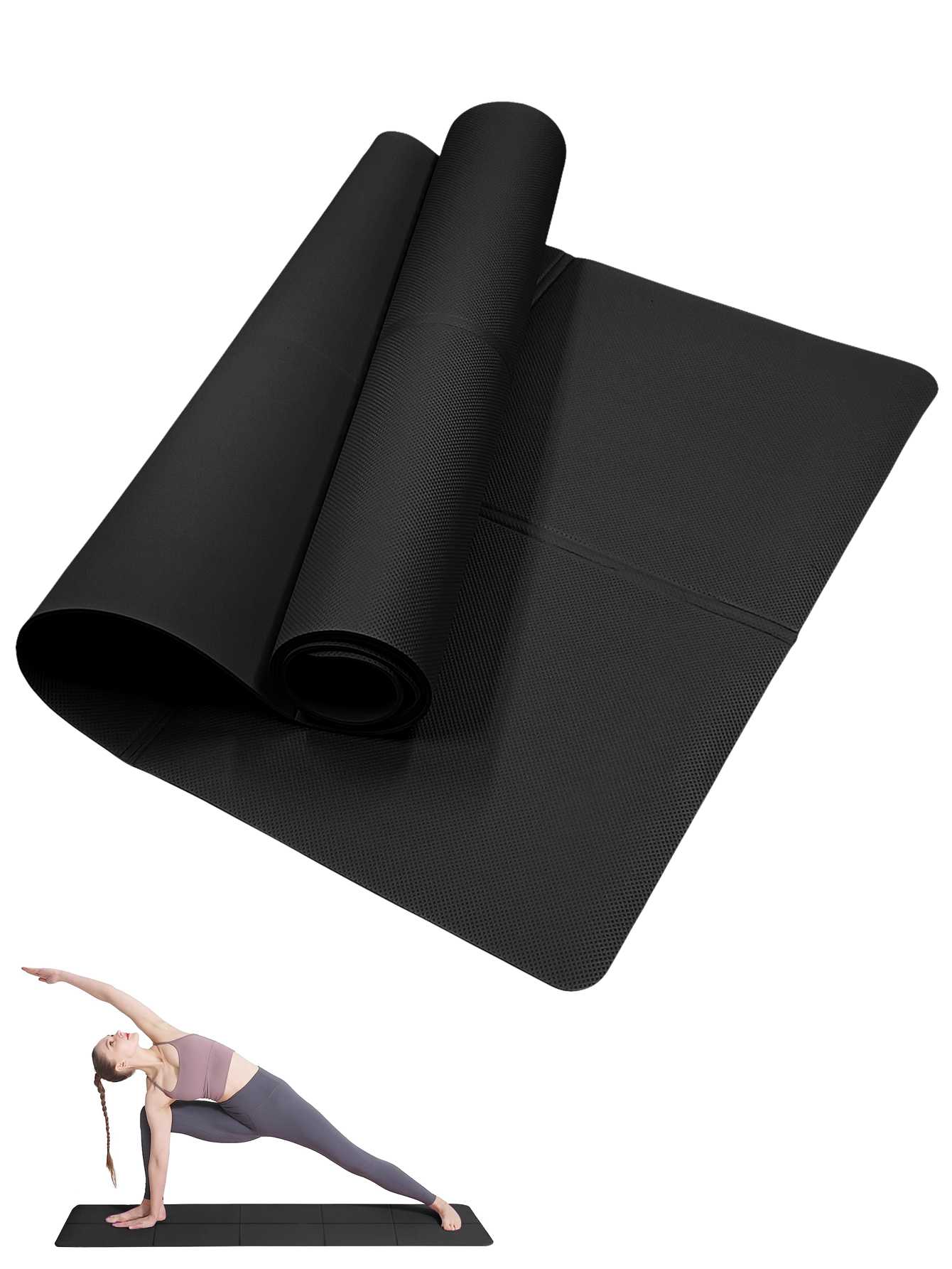 Foldable Yoga Mat Black Eco Fr - đánh giá và giá Thick Yoga Mat