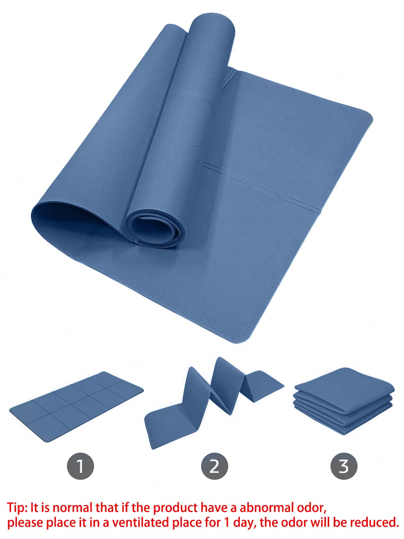 Foldable Yoga Mat Dark Blue Ec - đánh giá và giá Thick Yoga Mat