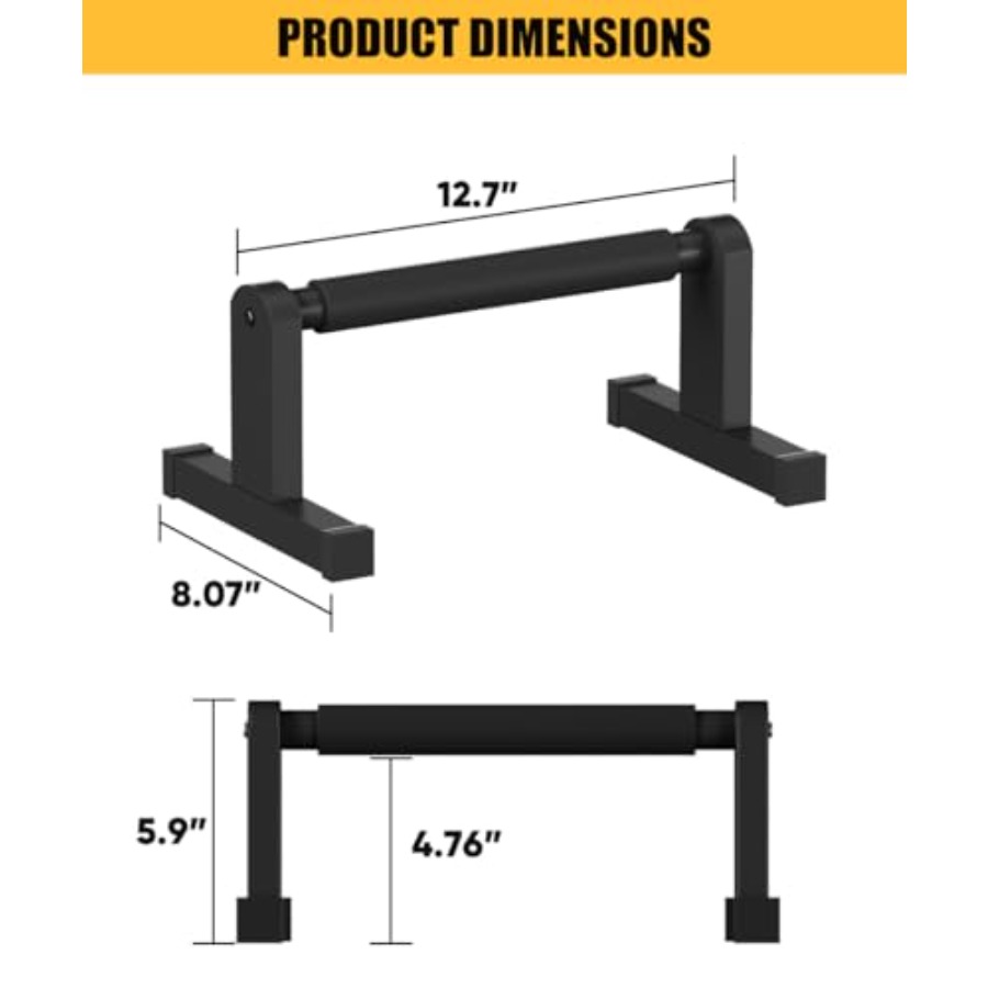 Push Up Bars, Heavey Duty Para - đánh giá và giá Sit Up Bar Floor