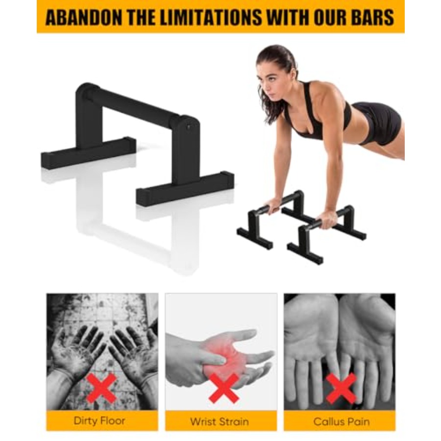 Push Up Bars, Heavey Duty Para - đánh giá và giá Sit Up Bar Floor