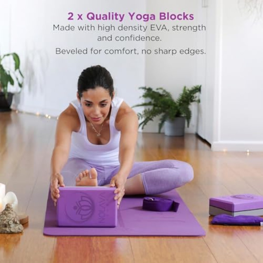 Nolava Pink TPE Yoga Mat with  - đánh giá và giá Thick Yoga Mat