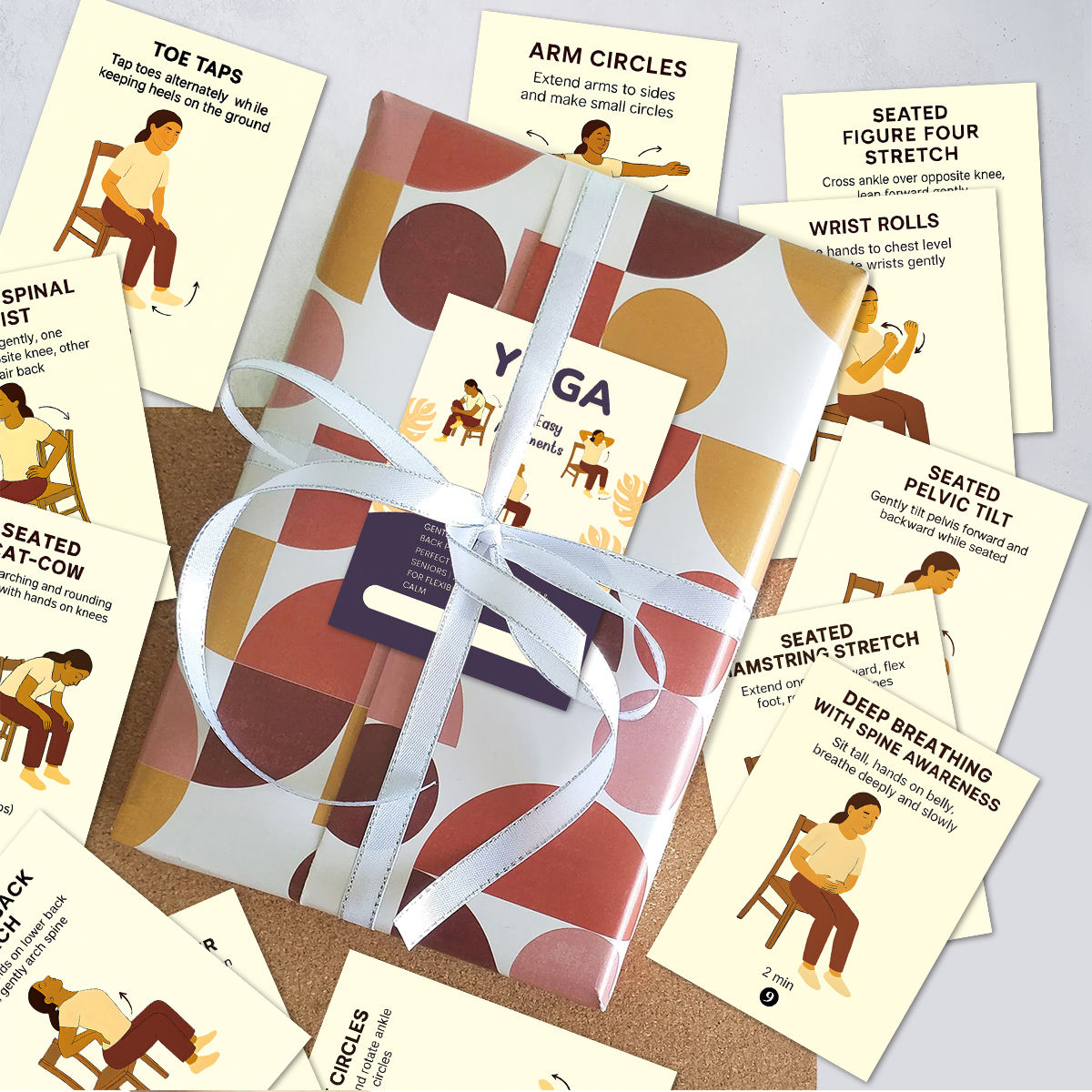 21pcs Seated Yoga Cards,Easy C - đánh giá và giá Yoga Fitness Instructor
