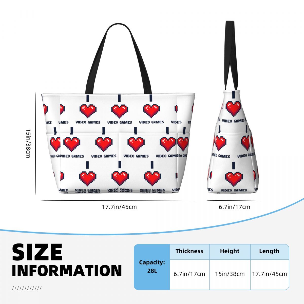 I Heart Video Games Beach Tote - đánh giá và giá Yoga Fitness Videos Free